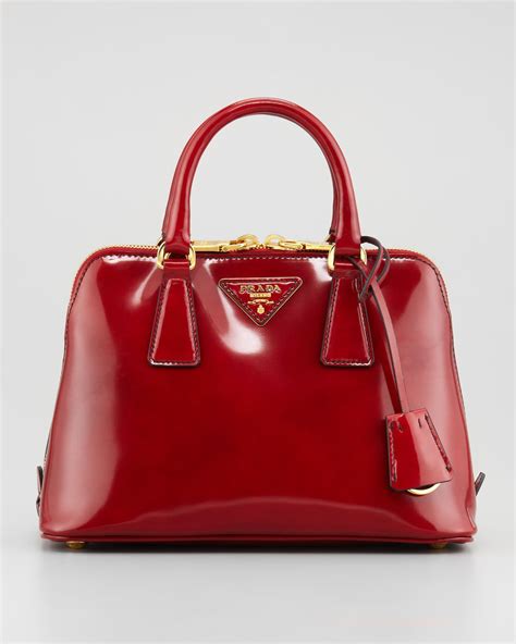 prada red lined bag|prada handbags.